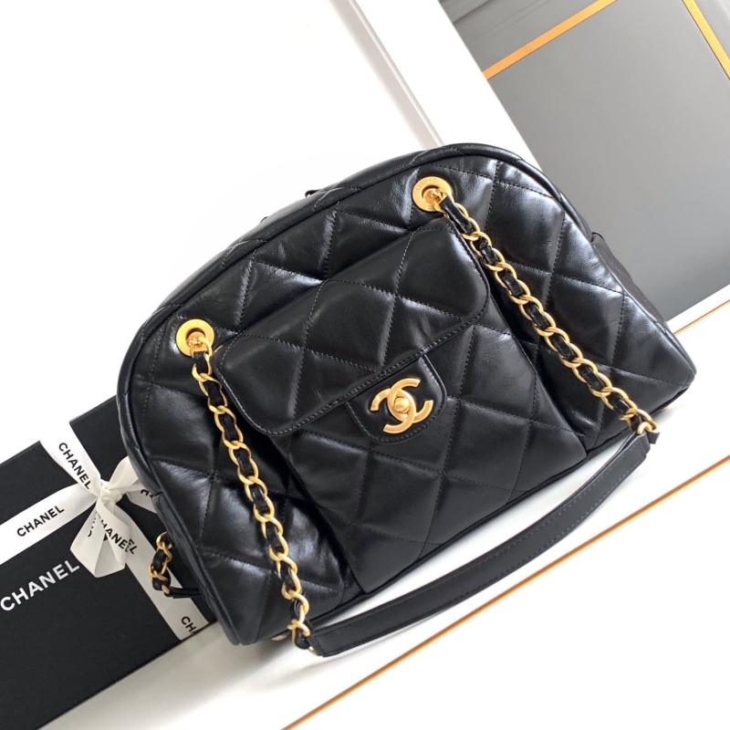 Ch*el top handle bags